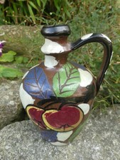 Desmant Bavent pot en céramique décor de Pommes Calvados bon état 11cm haut