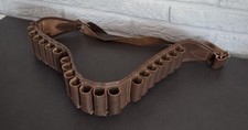 Cartouchiére en Cuir marron