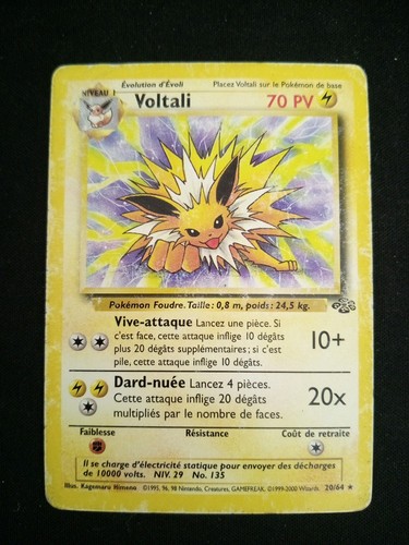 Carte pokémon voltali - pokémon, 20/64