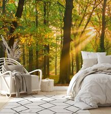 Papier Peint Photo 3D Forêt 3,75m Largeur X 2,50m Hauteur 150g non-Tissé