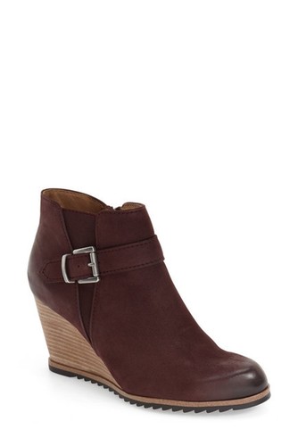 Caslon wedge booties - , moroon