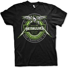 Metallica 'Fuel' (Noir) T-Shirt - NOUVEAU ET OFFICIEL!
