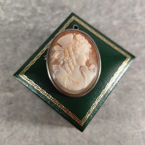 Camée coquille déesse - camée,