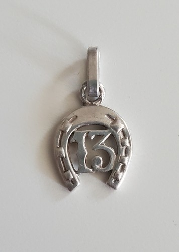 Pendentif argent fer à - en,