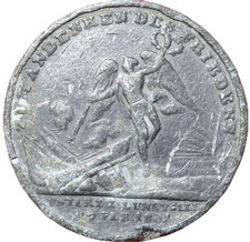 #17340 - Médaille Bonaparte Consul Zum Andenken Des Friedens 1801 Etain 38 mm