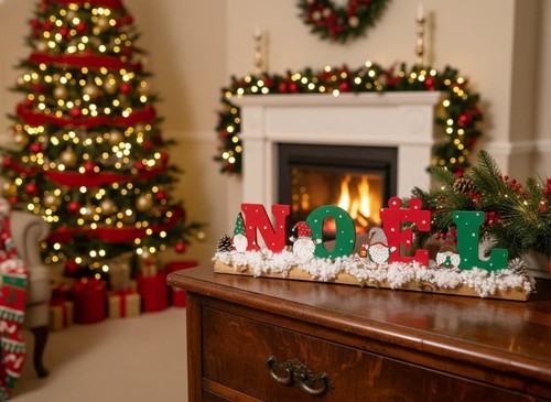 Decoration noël bois fait - noËl,