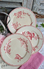 3 ANCIENNES ASSIETTES DESSERT