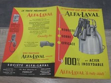Catalogue ALFA LAVAL – la trayeuse que vous préférez – 4 pages 