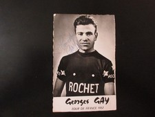 Autographe sur carte Georges Gay Cycl26