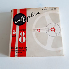 VTG Bobine Vide Rollplex  60 m Double Utilisation Film Camera 8 super 8