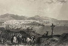 Barcelone par Rouargue gravure