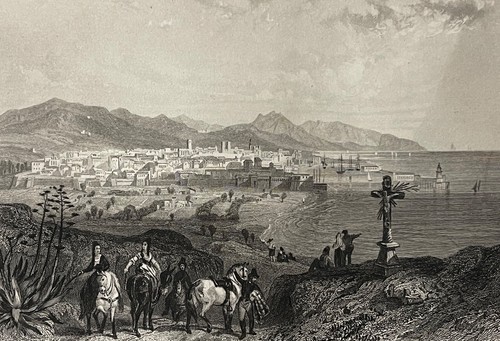 Barcelone par rouargue - barcelone, gravure