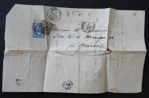 Timbre 14b napoléon iii - napoléon,