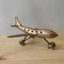 Ancien Avion En Laiton /
