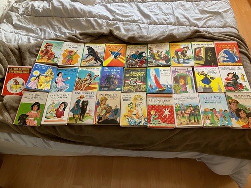 Lot livres bibliothèque - 28,