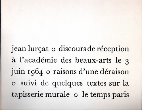 Jean lurcat discours - jean,