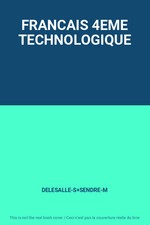 FRANCAIS 4EME TECHNOLOGIQUE