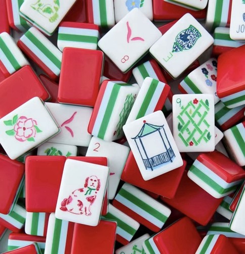 Mah jong tiles - mah,