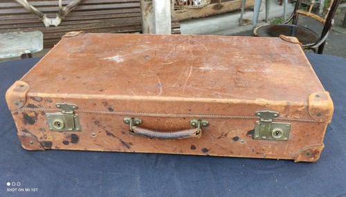 Valise vintage cuir - vintage, cuir/valise