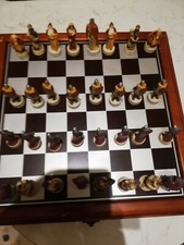 Pions Set-médiévale chevalier-Veronese jeu de plateau d'échecs statues