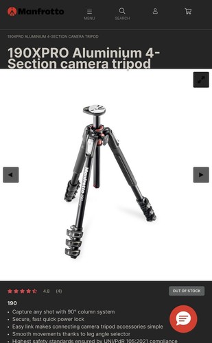 Manfrotto aluminum camera - manfrotto,
