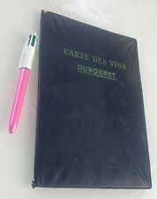 DUBONNET - Quinquina - Carte des Vins - Porte-Menu - Publicité - Bistrot - Boire