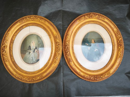Lot cadres ovale identique - 2,