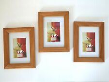Lot 3 Cadre Photo 10x15 ou 7x10 Bois Wooden Picture Frame Bilderrahmen aus Holz