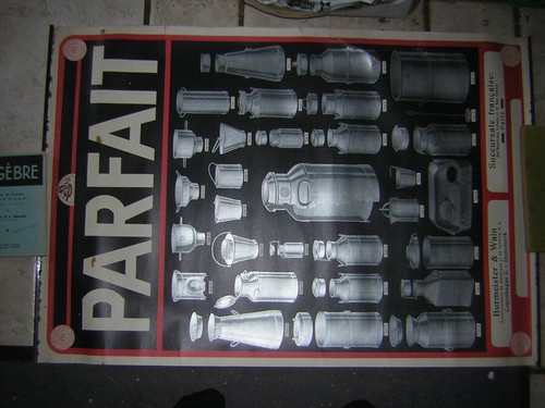Affiche ancienne pub bidon - pub,