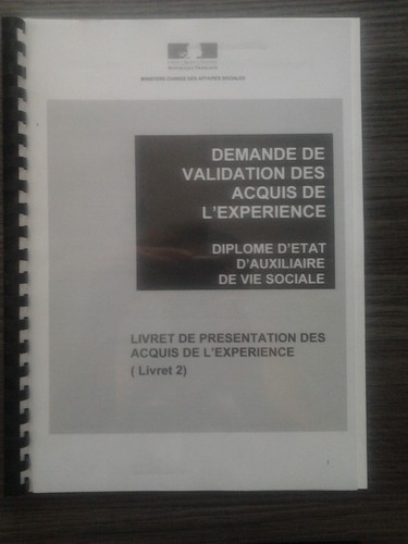 Livret vae auxiliaire vie - vae,