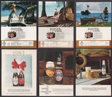 Lot de 6 publicites papier