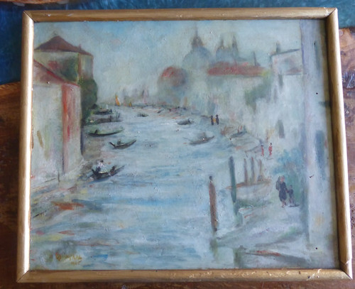 Tableau ancien huile sur