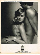PUBLICITE  1976   BALENCIAGA    parfum HO HANG