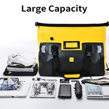 Motorcycle Dry Bag Large Capacity Waterproof Duffle Bag With Roll Top Closure