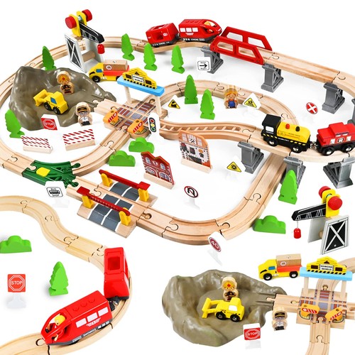 Circuit train bois - circuit, 100