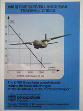 9/1980 PUB AEROSPATIALE TRANSALL C160 S PATMAR MARITIME PATROL AIRCRAFT SAR AD