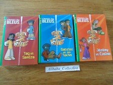 LOT 3 LIVRE BIBLIOTHEQUE VERTE FOOT 2 RUE HISTOIRE BLEUS 1 2 3 roman jeunesse