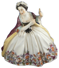 Figurine En Porcelaine Crinoline Allemande Française Du 19E Siècle