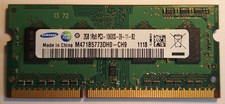 Samsung 2GB DDR3 1333MHz SO-DIMM PC3-10600S RAM – 1Rx8 – Modèle M471B5773DH0