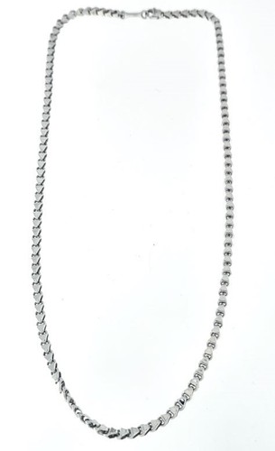 Collier chimento blanc - in, or
