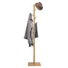 Portemanteau en Bois en Forme d’Arbre Porte Manteau sur Pieds avec 8 Crochets...