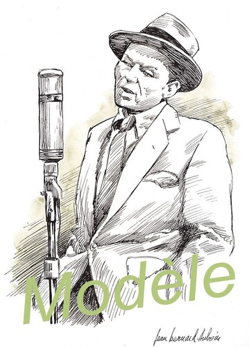 Carte postale frank - postale, sinatra