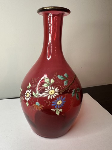 Carafe verre emaillée legras - emaillée,