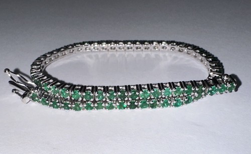 Bracelet tennis blanc - en,