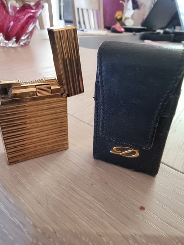 Briquet dupont plaqué or - briquet,