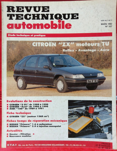 Revue technique citroën - revue,