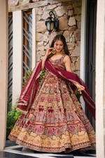 Costume de mariage indien Salwar robe de mariée pakistanaise Anarkali fête...