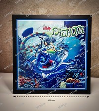 Backglass Art Pinball Flipper Bally Fathom 1981 - Cadre & Impression