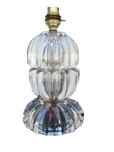 Lampe verre pierre avesn - verre, d'avesn