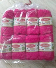 8X Tricot Main Fil Laine Rani Rose en Laine Pull, Casquette, Hand-Gloves Etc